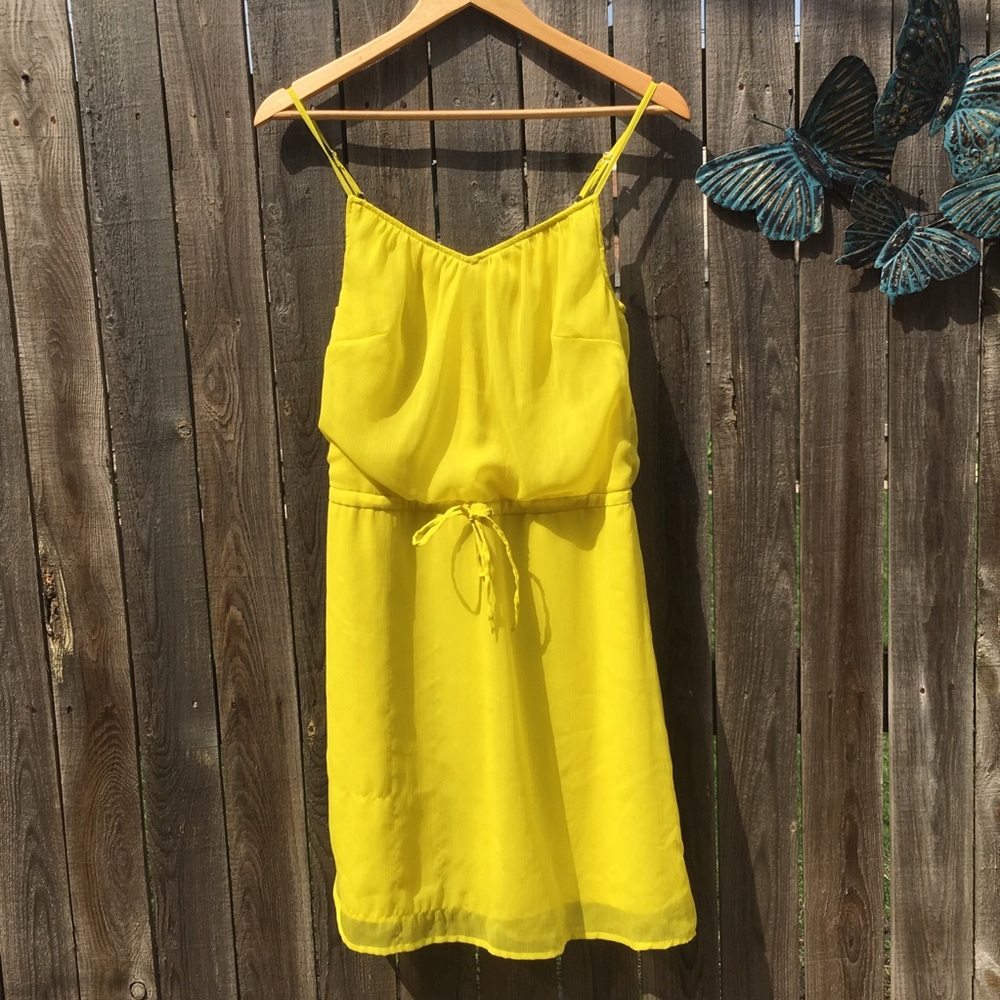 Old navy yellow dress size xs